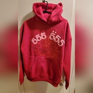Sp5der hoodie red angel